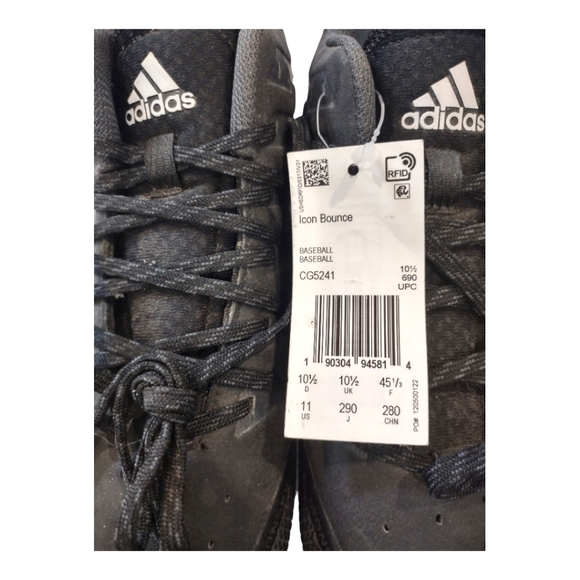 Adidas Men's Icon Bounce Low Metal Baseball Cleats Size 11 Brand New - Picture 8 of 13